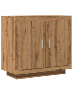 Credenza Rovere Artigianale 80x40x75 cm in Legno Multistrato