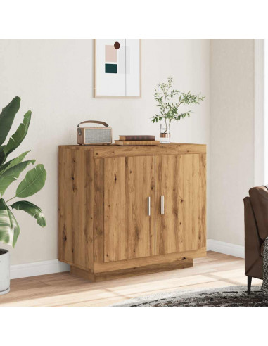 Credenza Rovere Artigianale 80x40x75 cm in Legno Multistrato