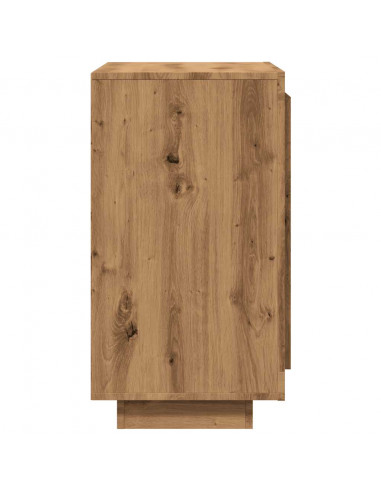 Credenza Rovere Artigianale 80x40x75 cm in Legno Multistrato