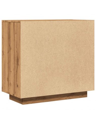 Credenza Rovere Artigianale 80x40x75 cm in Legno Multistrato