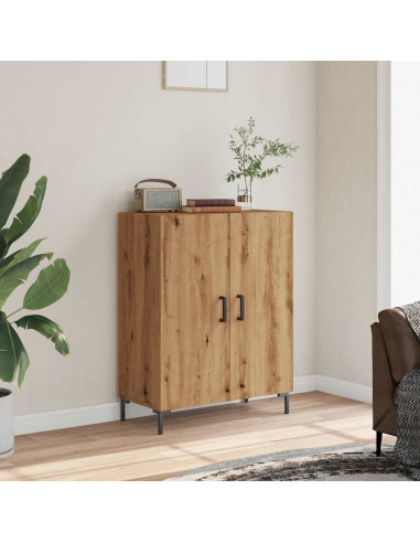 Credenza Rovere Artigianale 69,5x34x90 cm in Legno Multistrato