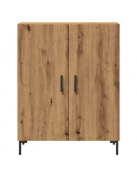 Credenza Rovere Artigianale 69,5x34x90 cm in Legno Multistrato