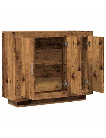 Credenza Legno Antico 92x35x75 cm in Legno Multistrato