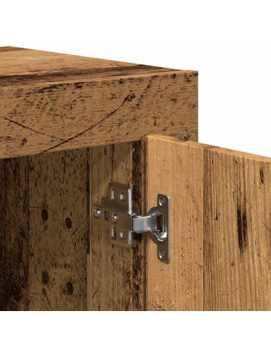 Credenza Legno Antico 92x35x75 cm in Legno Multistrato