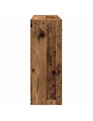 Credenza Legno Antico 91x28x75 cm in Legno Multistrato