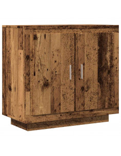 Credenza Legno Antico 80x40x75 cm in Legno Multistrato