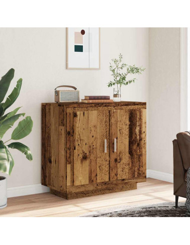 Credenza Legno Antico 80x40x75 cm in Legno Multistrato