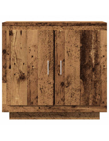 Credenza Legno Antico 80x40x75 cm in Legno Multistrato
