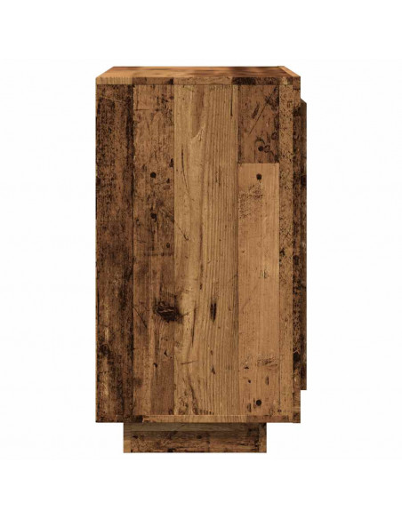 Credenza Legno Antico 80x40x75 cm in Legno Multistrato