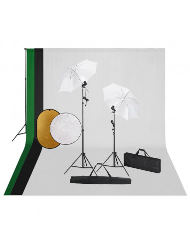 Kit Studio Fotografico con Luci Fondale e Riflettore