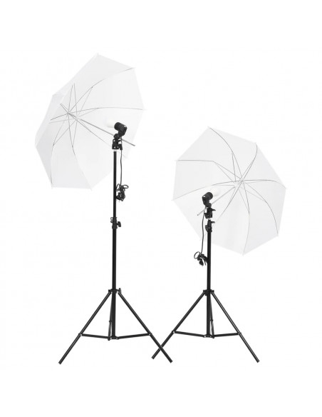 Kit Studio Fotografico con Set di Luci, Fondale e Riflettore
