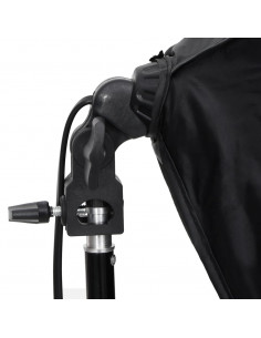 Kit per Studio Fotografico con Set di Luci e Fondale 2