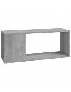 Mobile TV Grigio Cemento 80x24x32 cm in Truciolato