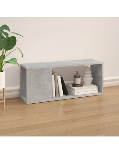 Mobile TV Grigio Cemento 80x24x32 cm in Truciolato