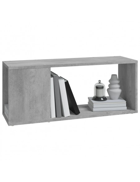 Mobile TV Grigio Cemento 80x24x32 cm in Truciolato