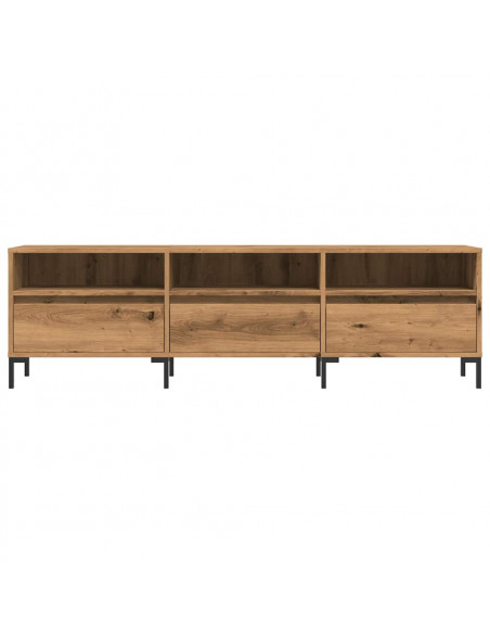 Mobile Porta TV Rovere Artigianale 150x30x44,5 cm Multistrato