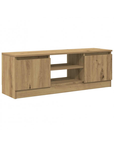 Mobile Porta TV Rovere Artigianale 102x30x36 cm Multistrato