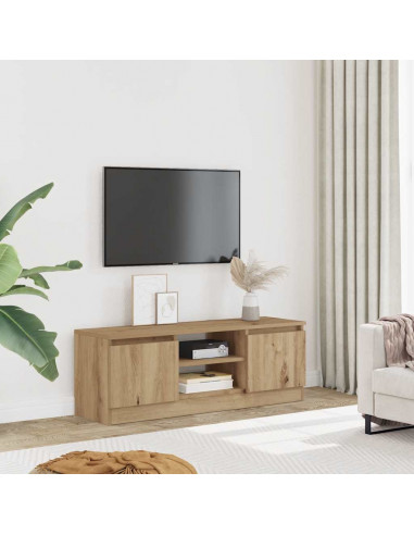 Mobile Porta TV Rovere Artigianale 102x30x36 cm Multistrato