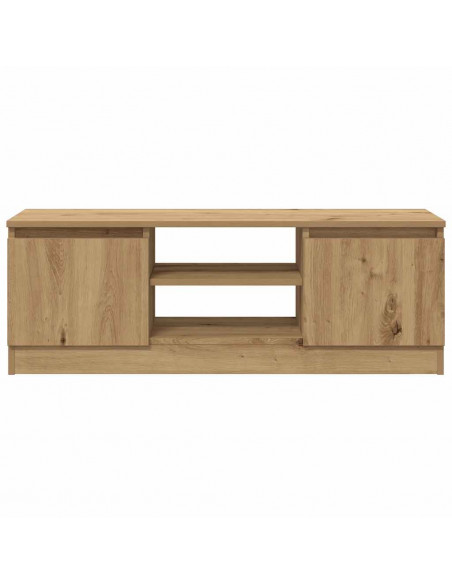 Mobile Porta TV Rovere Artigianale 102x30x36 cm Multistrato