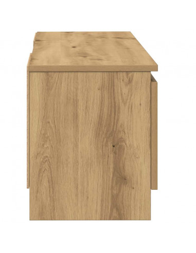 Mobile Porta TV Rovere Artigianale 102x30x36 cm Multistrato