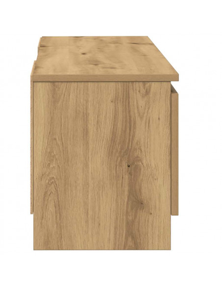 Mobile Porta TV Rovere Artigianale 102x30x36 cm Multistrato