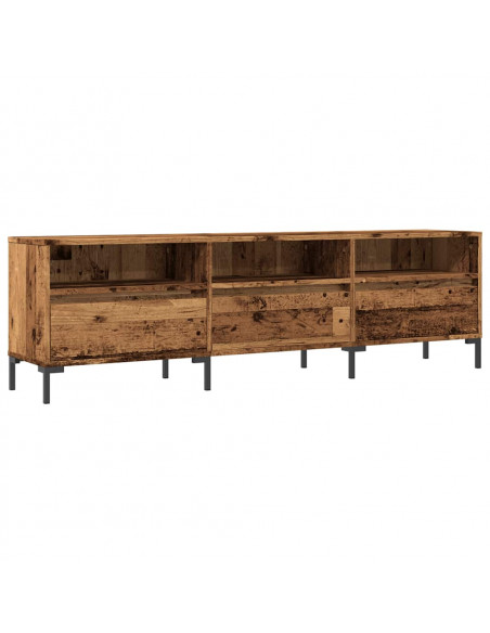 Mobile Porta TV Legno Antico 150x30x44,5 cm Legno Multistrato