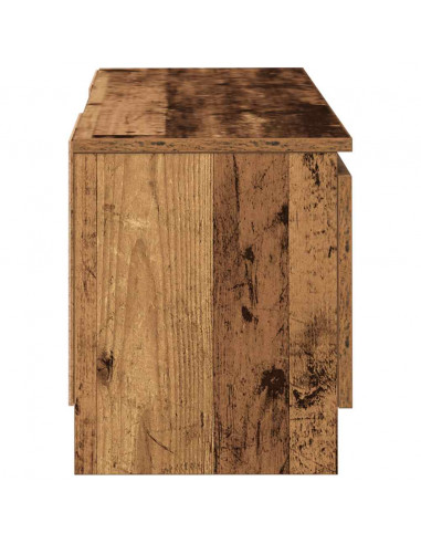 Mobile Porta TV Legno Antico 102x30x36 cm Legno Multistrato