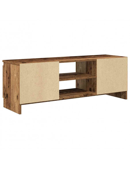 Mobile Porta TV Legno Antico 102x30x36 cm Legno Multistrato