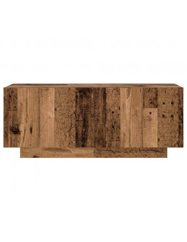 Mobile Porta TV con LED Legno Antico 300x35x40 cm Truciolato