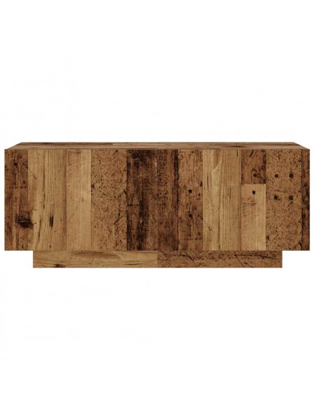 Mobile Porta TV con LED Legno Antico 180x35x40 cm Truciolato