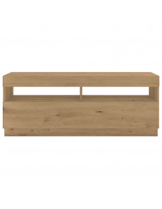 Mobile Porta TV con LED Artigianale 300x35x40 cm Multistrato