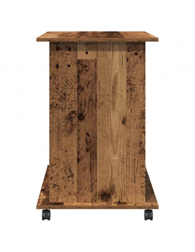 Scrivania da Computer Legno Antico 80x50x75cm Legno Multistrato