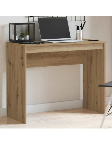 Scrivania Rovere Artigianale 90x40x72 cm in Legno Multistrato