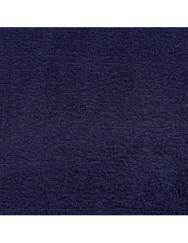 Set Asciugamani 8 pz Blu Navy 360 gsm 100% Cotone