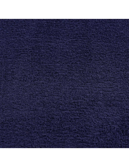 Set Asciugamani 8 pz Blu Navy 360 gsm 100% Cotone