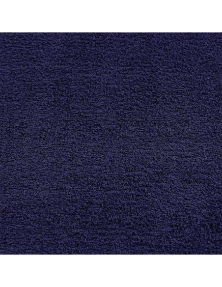 Set Asciugamani 8 pz Blu Navy 360 gsm 100% Cotone