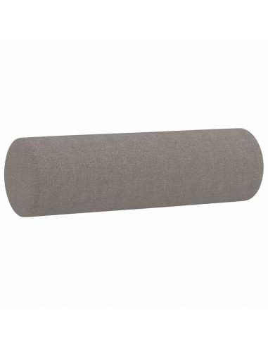 Set Divani 4 pz con Cuscini Tortora in Tessuto