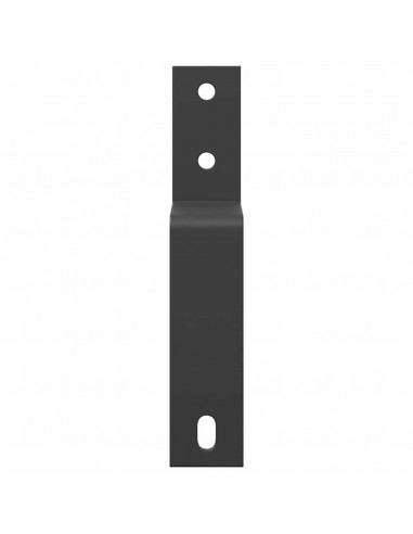 Staffe Bypass Porta Fienile 5 pz Guide Piatte Acciaio Carbonio