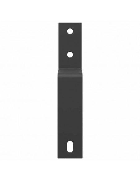 Staffe Bypass Porta Fienile 5 pz Guide Piatte Acciaio Carbonio