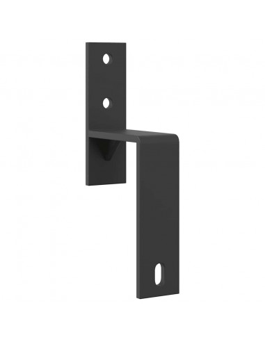 Staffe Bypass Porta Fienile 5 pz Guide Piatte Acciaio Carbonio