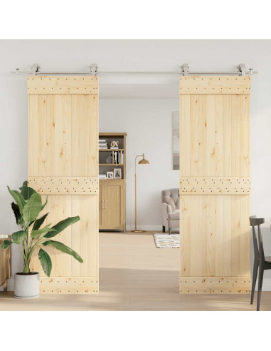 Staffe Bypass Porta della Fienile 4 pz Guide Tonde Acciaio Inox