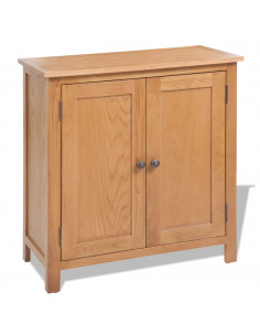 Credenza 70x35x75 cm in Legno Massello di Rovere