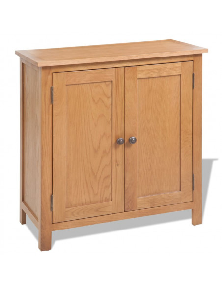 Credenza 70x35x75 cm in Legno Massello di Rovere