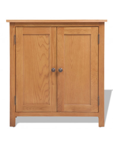 Credenza 70x35x75 cm in Legno Massello di Rovere