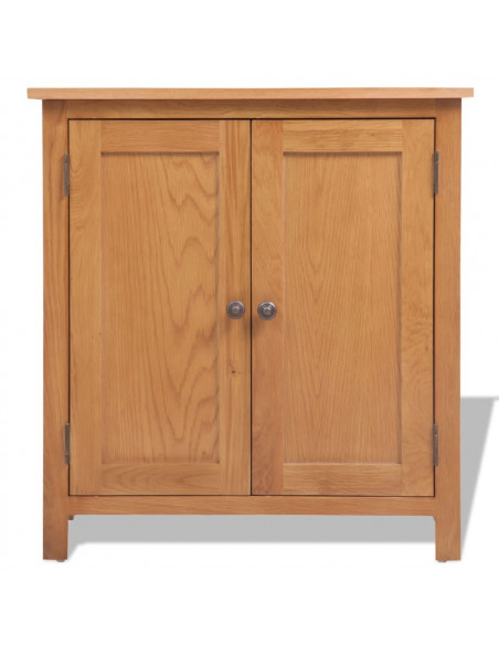 Credenza 70x35x75 cm in Legno Massello di Rovere