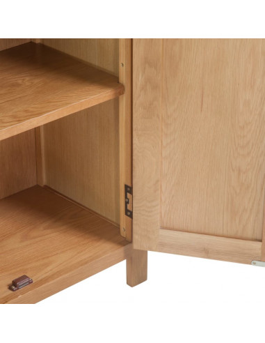Credenza 70x35x75 cm in Legno Massello di Rovere