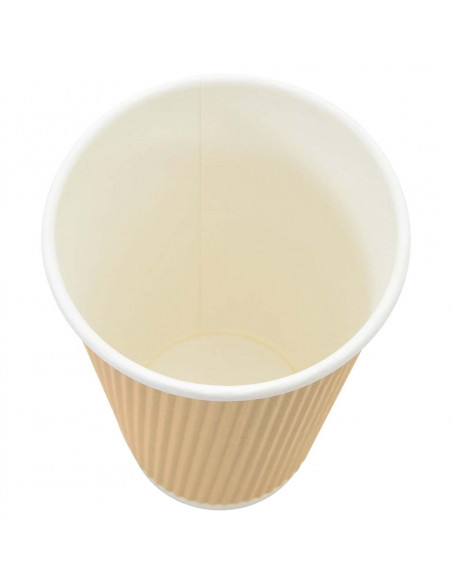 Bicchieri da Caffè in Carta 500 pz 16oz 400ml Marrone