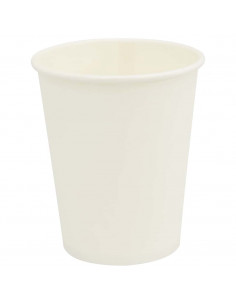 Bicchieri da Caffè in Carta 1000 pz 8oz 200ml Bianco 2