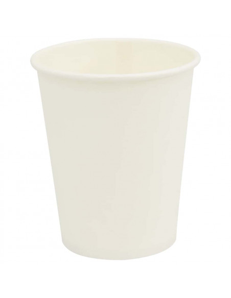 Bicchieri da Caffè in Carta 1000 pz 8oz 200ml Bianco