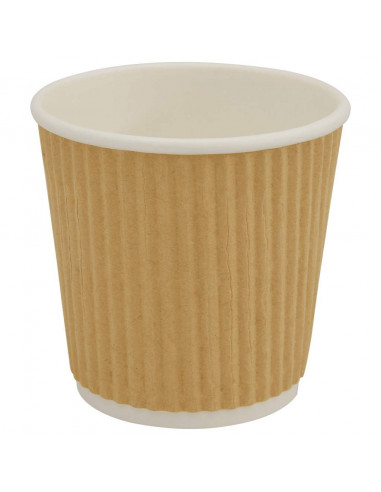 Bicchieri da Caffè in Carta 1000 pz 4oz 100ml Marrone